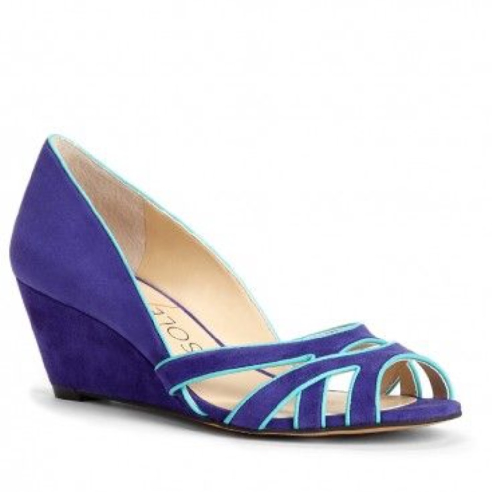 Cute blue wedges!